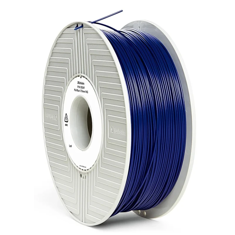 Verbatim 1.75 mm Blue Polylactic Acid (PLA) 3D Printer Filament 1 kg 55322