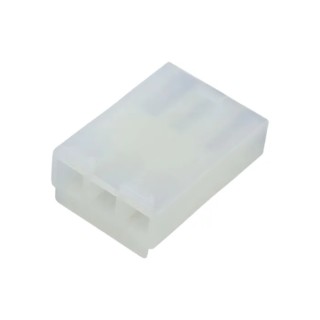 Molex STANDARD .093" Series Nylon Male Connector Housing, 6.7 mm Pitch, 3 Way 1 Row Straight 19-09-2039