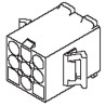 Molex Standard .093" Male Connector Housing 6.7 mm Pitch 6 Way 2 Row Straight 19-09-2069