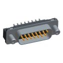 TE Connectivity 15 Way Straight 2.74 mm Pitch Through Hole D-Sub Connector Nylon Housing Gold Plated Contacts 5787177-1