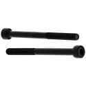 RS PRO Black Steel Hex Socket Cap Screw, Hex Drive, M4 Thread, 50 mm Length 822-9076