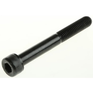 RS PRO Black Steel Hex Socket Cap Screw Thread M8 Length 65 mm Hex Drive Grade A DIN 912 822-9091