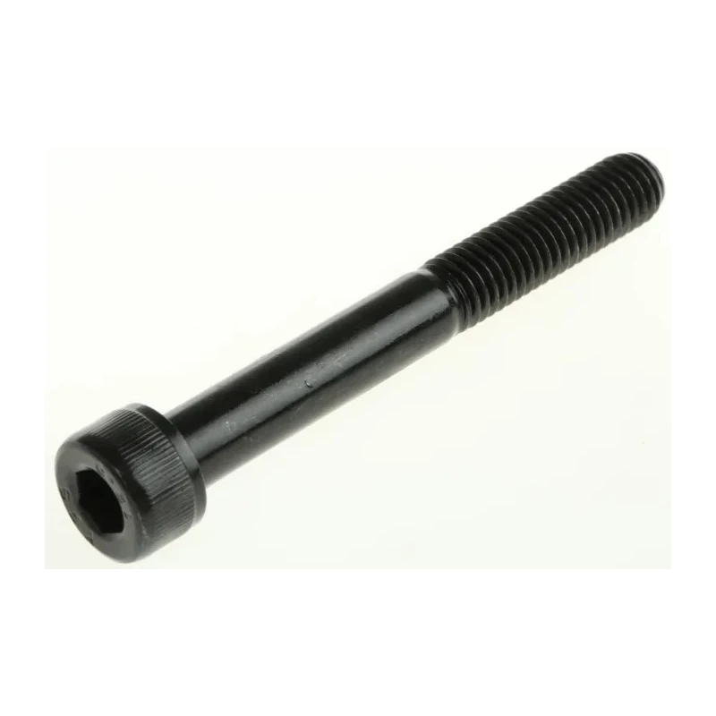 RS PRO Black Steel Hex Socket Cap Screw Thread M8 Length 65 mm Hex Drive Grade A DIN 912 822-9091