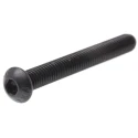 RS PRO Black Steel Hex Socket Button Screw, Hex, M6 x 50 mm 822-9136