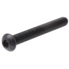 RS PRO Black Steel Hex Socket Button Screw, Hex, M6 x 50 mm 822-9136