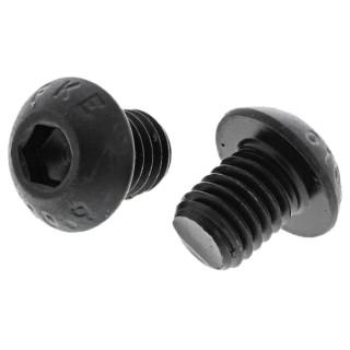 RS PRO Black Steel Hex Socket Button Screw M8 x 10 mm, Grade 10.9, Hex Drive, ISO 7380 Standard 822-9139