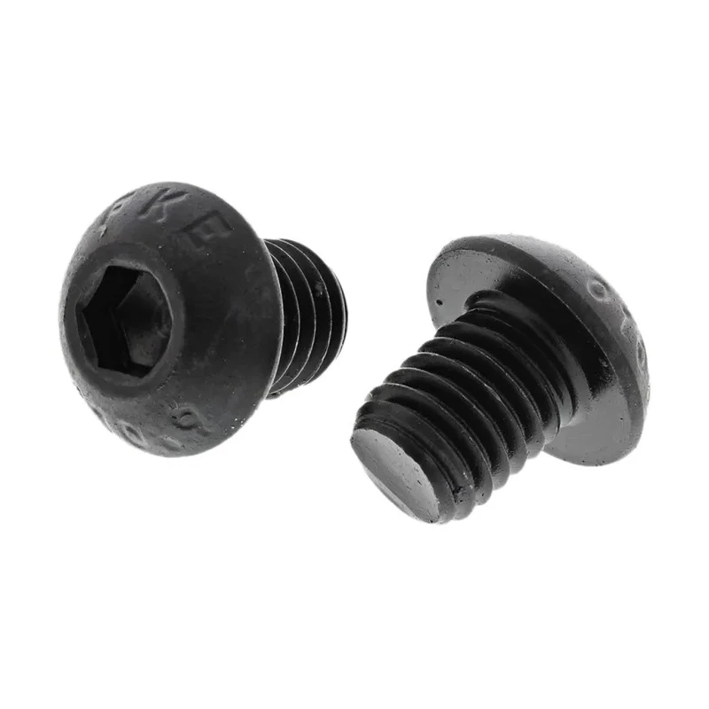 RS PRO Black Steel Hex Socket Button Screw M8 x 10 mm, Grade 10.9, Hex Drive, ISO 7380 Standard 822-9139