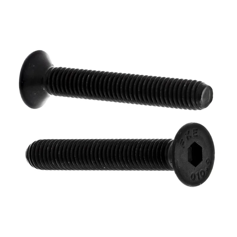 RS PRO Black Steel Hex Socket Countersunk Screw M6 x 40 mm Grade 10.9 DIN 7991 822-9142