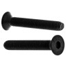 RS PRO Black Steel Hex Socket Countersunk Screw M6 x 40 mm Grade 10.9 DIN 7991 822-9142