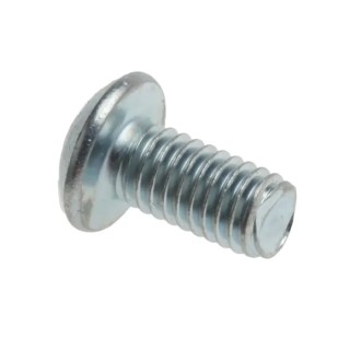 RS PRO Bright Zinc Steel Hex Socket Button Screw, M3 x 6 mm 822-9155