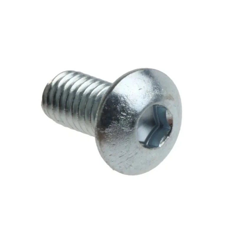 RS PRO Bright Zinc Steel Hex Socket Button Screw, M3 x 6 mm 822-9155
