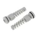 Alpha Wire Grey Polyamide 66 Cable Gland, PG9 Thread, 4 mm min., 8 mm max., IP68 822-9580