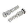 Alpha Wire Grey Polyamide 66 Cable Gland, PG9 Thread, 4 mm min., 8 mm max., IP68 822-9580