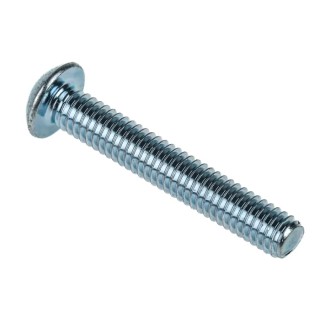 RS PRO Bright Zinc Steel Hex Socket Button Screw M4 x 25 mm 822-9161