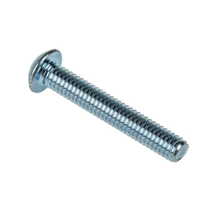 RS PRO Bright Zinc Steel Hex Socket Button Screw M4 x 25 mm 822-9161