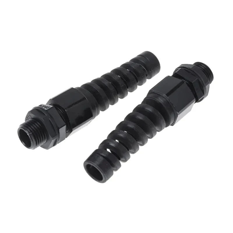 Alpha Wire Black Polyamide 66 Cable Gland, Thread, 10 mm min., 14 mm max., IP68 PG16