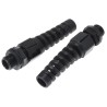 Alpha Wire Black Polyamide 66 Cable Gland, Thread, 10 mm min., 14 mm max., IP68 PG16