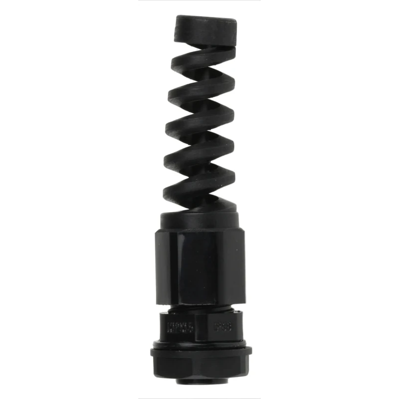 RS PRO Black Polyamide 66 Cable Gland M12 Thread 3 mm Min 6.5 mm Max IP68 822-9631