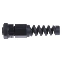 RS PRO Black Polyamide 66 Cable Gland M12 Thread 3 mm Min 6.5 mm Max IP68 822-9631
