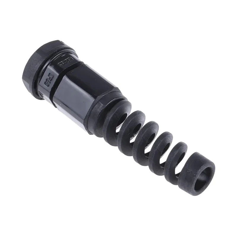 RS PRO Black Polyamide 66 Cable Gland M12 Thread 3 mm Min 6.5 mm Max IP68 822-9631