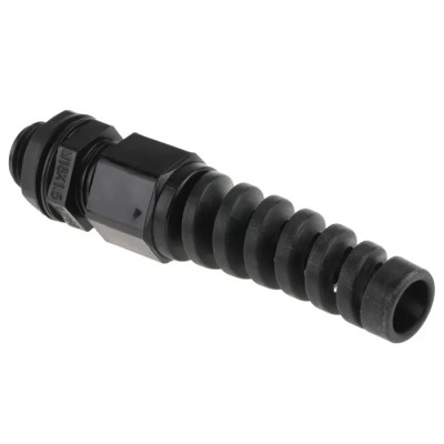 RS PRO Black Polyamide 66 Cable Gland M16 Thread 5 mm Min. 10 mm Max. IP68 822-9634