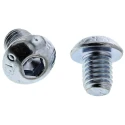 RS PRO Bright Zinc Steel Hex Socket Button Screw, Hex, M8 x 10 mm 822-9195