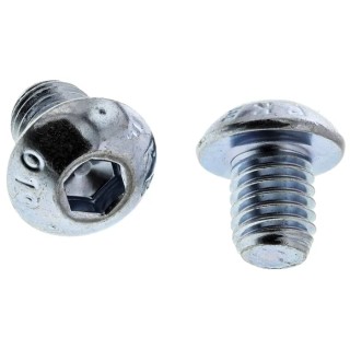 RS PRO Bright Zinc Steel Hex Socket Button Screw, Hex, M8 x 10 mm 822-9195