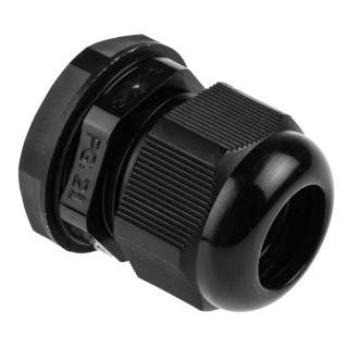 RS PRO Black Polyamide 66 Cable Gland PG21 Thread 13 mm Min., 18 mm Max., IP68 PG21