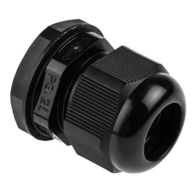 RS PRO Black Polyamide 66 Cable Gland PG21 Thread 13 mm Min., 18 mm Max., IP68 PG21