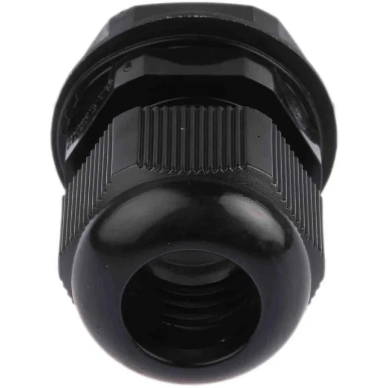 RS PRO Black Polyamide 66 Cable Gland, PG16 Thread, 10 mm Min. Cable Diameter, 14 mm Max. Cable Diameter, IP68 Rated PG16