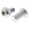 RS PRO Bright Zinc Steel Hex Socket Button Screw, Hex, M10 Thread Diameter, 20 mm Length 822-9212