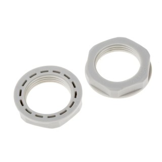 RS PRO Grey Polyamide 66 Cable Gland Locknut PG13.5 Thread IP68 822-9704