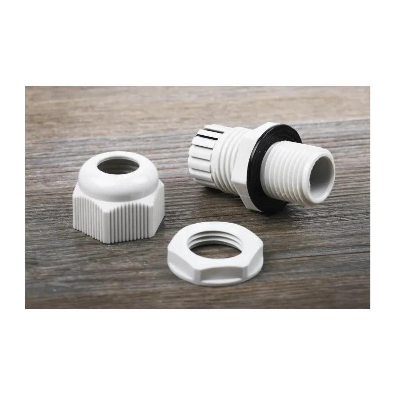 RS PRO Grey Polyamide 66 Cable Gland, M16 Thread, 5 mm Minimum, 10 mm Maximum, IP68 Protection 822-9748