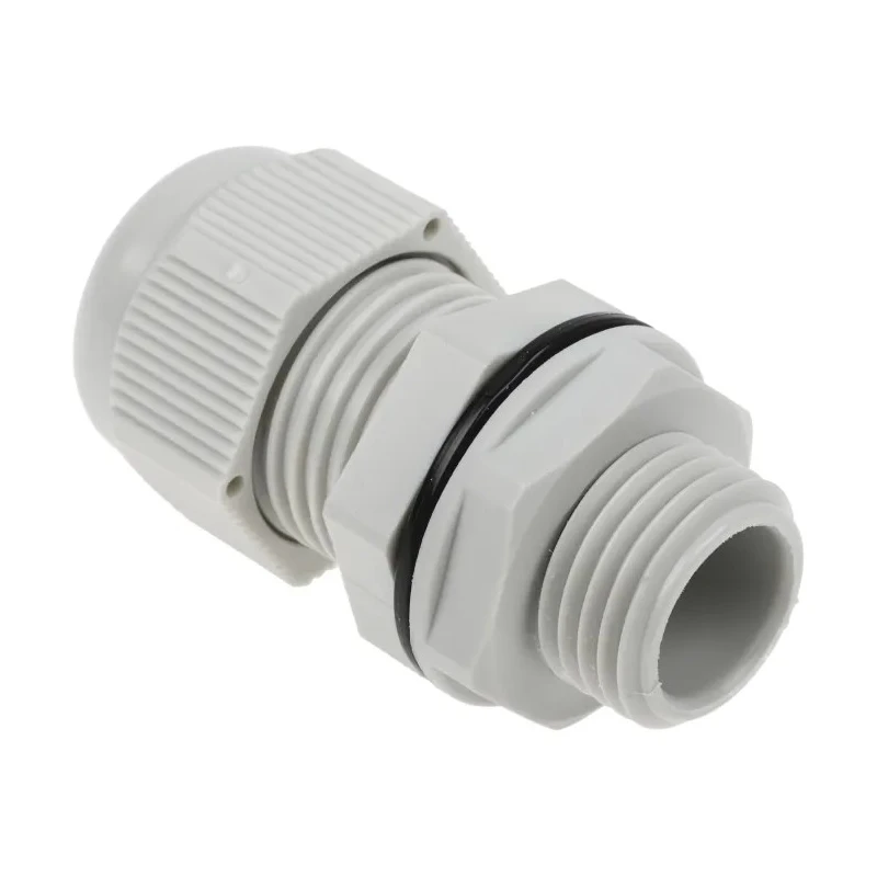 RS PRO Grey Polyamide 66 Cable Gland, M16 Thread, 5 mm Minimum, 10 mm Maximum, IP68 Protection 822-9748