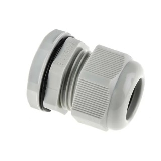 RS PRO Grey Polyamide 66 Cable Gland M25 Thread 13 mm min. 18 mm max. IP68 822-9751