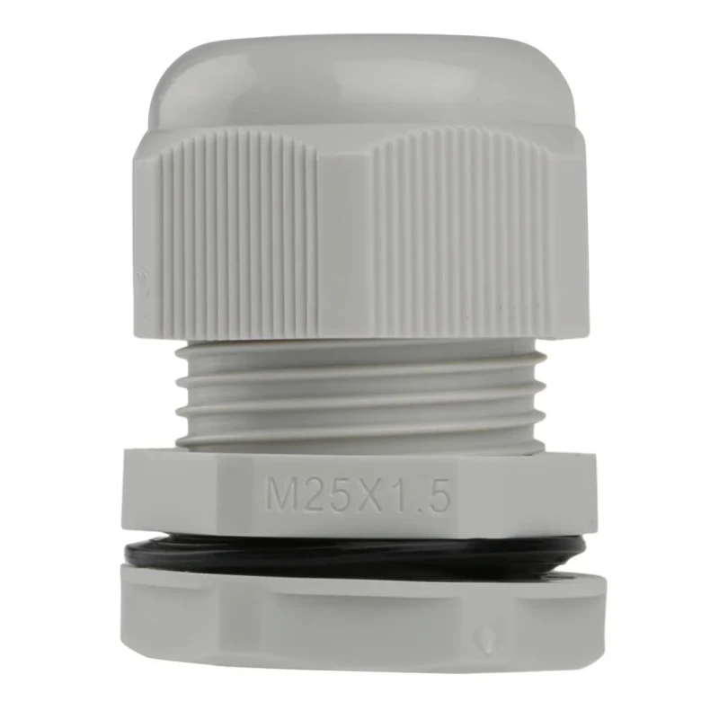 RS PRO Grey Polyamide 66 Cable Gland M25 Thread 13 mm min. 18 mm max. IP68 822-9751