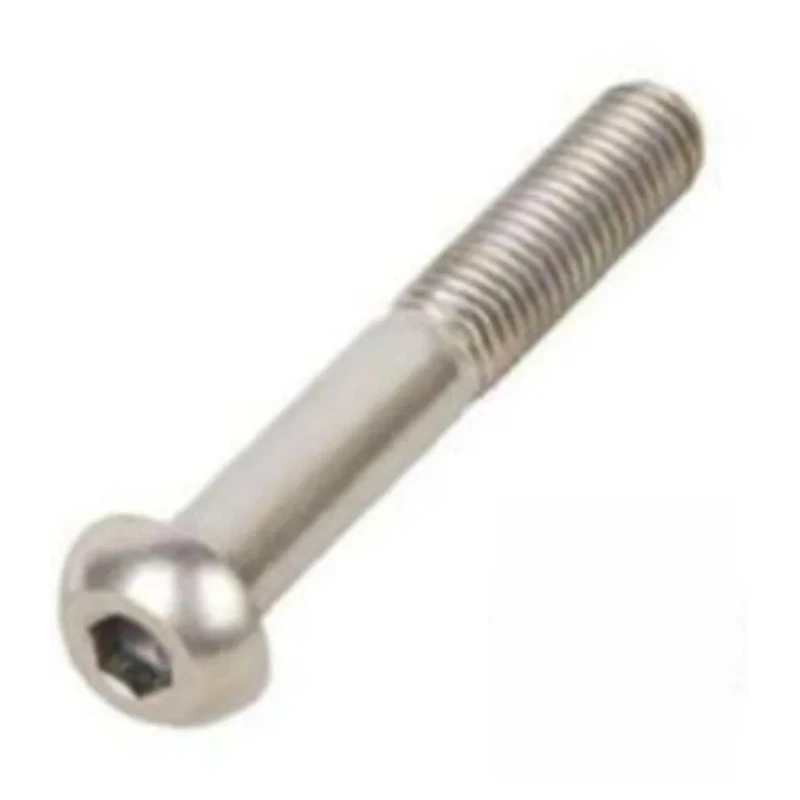 RS PRO Bright Zinc Steel Hex Socket Button Screw M8 x 50 mm 822-9215
