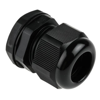 RS PRO Black Polyamide 66 Cable Gland M25 Thread, 13 mm Min, 18 mm Max, IP68 822-9763