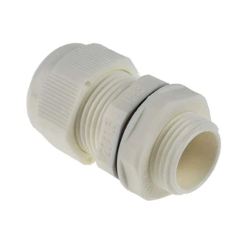RS PRO White Polyamide 66 Cable Gland M20 Thread 10 mm Min., 14 mm Max., IP68 822-9776