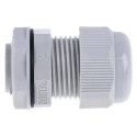 RS PRO Grey Polyamide 66 Cable Gland, M20 Thread, 10 mm Min. Cable Diameter, 14 mm Max. Cable Diameter, IP68, UL 822-9757