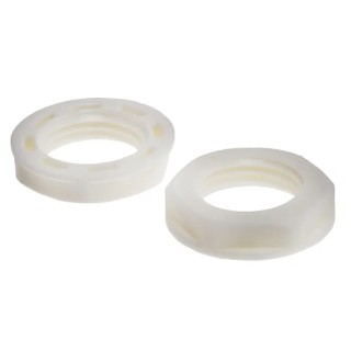 RS PRO White Polyamide 66 Cable Gland Locknut, M16 Thread Size, IP68 Rating 822-9811