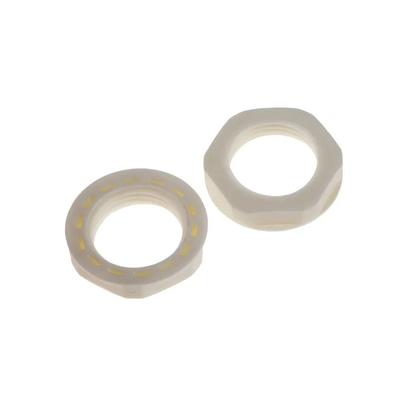 RS PRO White Polyamide 66 Cable Gland Locknut M20 Thread, IP68 822-9814