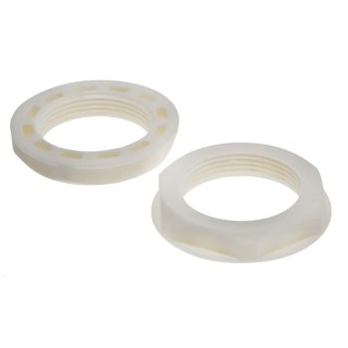 RS PRO White Polyamide 66 Cable Gland Locknut M32 Thread IP68 822-9827