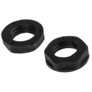 RS PRO Black Polyamide 66 Cable Gland Locknut M12 Thread IP68 822-9833