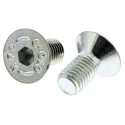 RS PRO Bright Zinc Steel Hex Socket Countersunk Screw, Hex Drive, M10 x 20 mm 822-9262