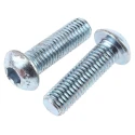 RS PRO Bright Zinc Steel Hex Socket Button Screw M12 x 40 mm 822-9259