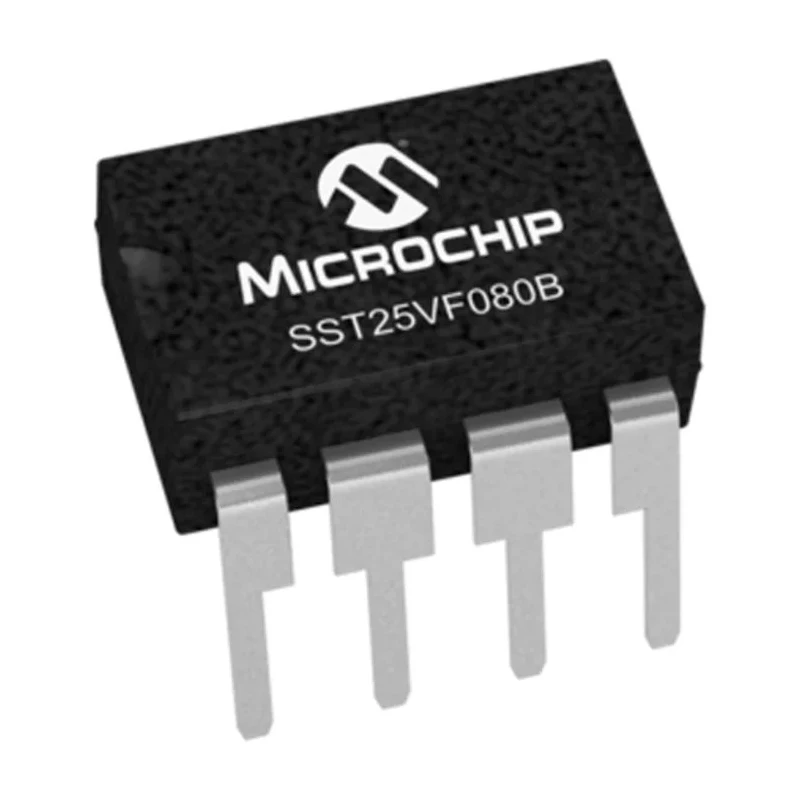 Microchip Split Gate 8 MB SPI Flash Memory 8-Pin PDIP SST25VF080B-50-4C-PAE