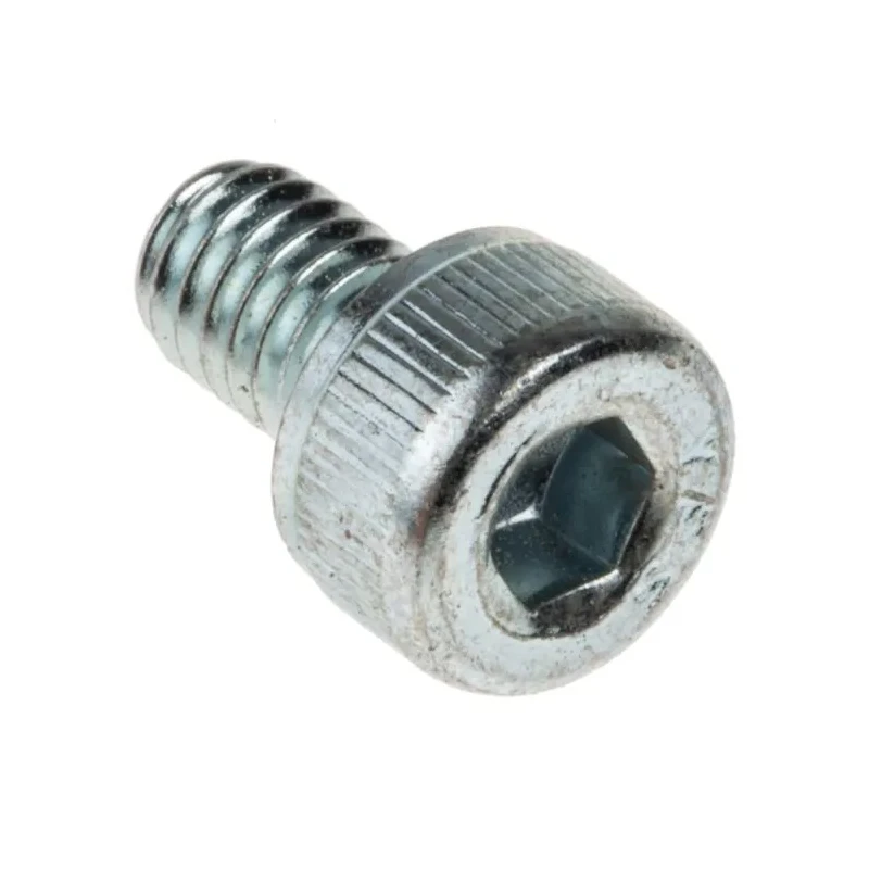 RS PRO Bright Zinc Steel Hex Socket Cap Screw M4 x 6 mm 822-9322
