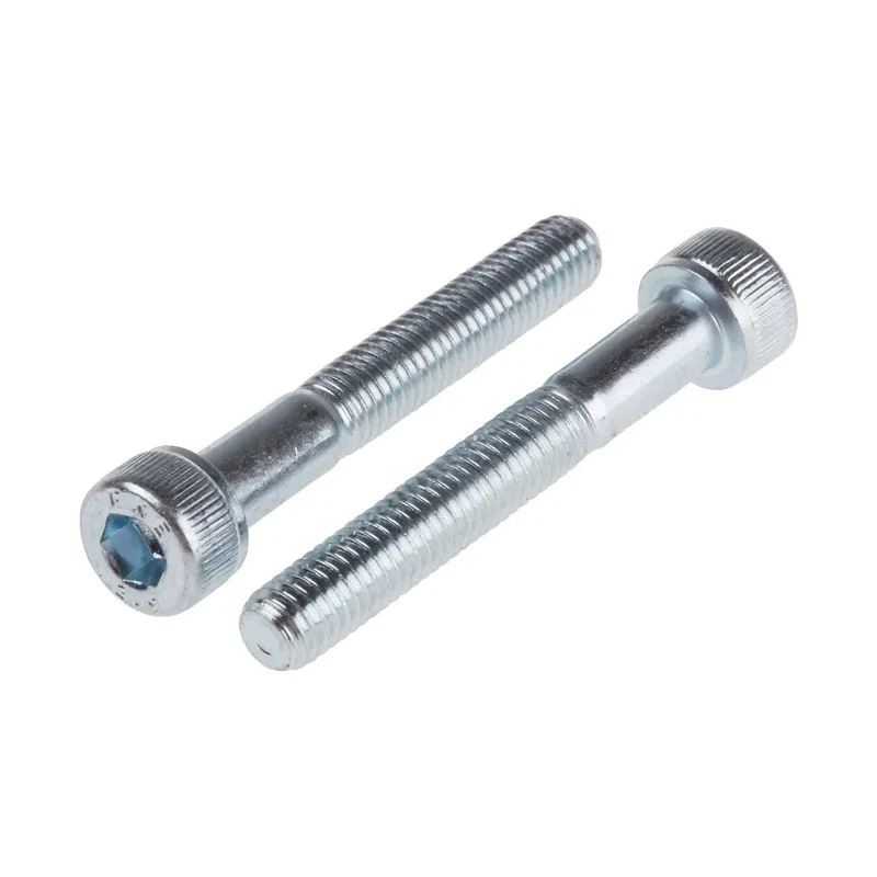 RS PRO Bright Zinc Steel Hex Socket Cap Screw M5 x 35 mm 822-9325