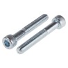 RS PRO Bright Zinc Steel Hex Socket Cap Screw M5 x 35 mm 822-9325